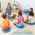 thumbnail image 3 of ECR4Kids CircleSpots Flexible Seating Floor Pads, Classroom Essentials, Blue, 10-Pack, 3 of 9
