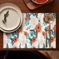 thumbnail image 5 of Pioneer Flower Floral Print Pattern Summer Placemats Table Placemats Set Of 4-Linen Kitchen Washable Placemats Table Mats 12x18 Inch Non-Slip Heat Resistant, 5 of 5