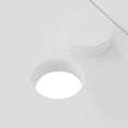 thumbnail image 6 of WestinTrends Cape May 72" HDPE Rectangle Outdoor Patio Dining Table With Umbrella Hole and Metal Frame, White, 6 of 16