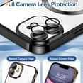 thumbnail image 4 of 2-in-1 Entronix Bundle for iPhone 11, Magnetic Clear Case 1 Screen Protector, Black, 4 of 8