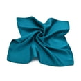 thumbnail image 5 of Premium 100% Pure Mulberry Silk Solid Pocket Square Handkerchief Scarf 13.5", 5 of 5