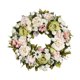 thumbnail image 4 of Corona de primavera artificial de 45 cm para puerta principal, ideal para interiores, exteriores, bodas y decoración de paredes., 4 of 9