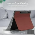 thumbnail image 3 of JETech Case for Samsung Galaxy Tab S8 Plus 2022 / S7 FE 2021 / S7 Plus 2020 12.4-Inch with S Pen Holder, Slim Folio Stand Protective Tablet Cover, Multi-Angle Viewing (Wine), 3 of 6