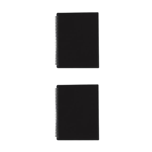 Methold Carpeta de música A4 resistente y duradera para todas las necesidades musicales Organizadores de partituras A4 Carpeta de archivos de negro 2Conjunto