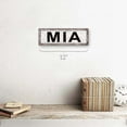 thumbnail image 2 of Mia 4"x12" Metal Sign, Wall Décor for Kids Room and Nursery, 2 of 4