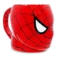 thumbnail image 2 of Taza de cerámica plateada con diseño de búfalo Marvel Spiderman Face 3D, 600 ml, 2 of 8