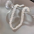 thumbnail image 4 of Colliers pour Femmes Collier de Perles pour Femmes Collier Charme Collier Ras du Cou Collier Perlé Bijoux de Mariage Bal Cadeaux Tendance pour Femmes, 4 of 7