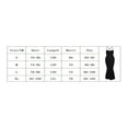 thumbnail image 2 of Femmes Robe Sans Manches avec des Bretelles Spaghetti Couleur Unie Croiser Longue Robe Bodycon Robe d'Été Clubwear Vin Rouge M, 2 of 7