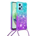 thumbnail image 2 of Funda para Xiaomi Redmi Note 12 4G Brillantina Líquida Divertida Reluciente y con Cristales en Movimiento Cuerpo Cruzado con Cordón Ajustable, 2 of 5