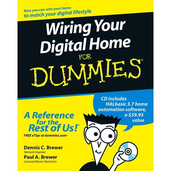 Pre-Owned Wiring Your Digital Home For Dummies, by Dennis C. Brewer (Paperback), English