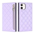 thumbnail image 3 of Nalacover Crossbody Wallet Phone Case for iPhone 12 / iPhone 12 Pro,Premium PU Leather Magnetic Closure Flip Stand Card Holder Zipper Pocket Purse Phone Case with Shoulder Strap,Purple, 3 of 11