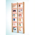 thumbnail image 1 of Pemberly Row 12 Pocket Acrylic and Oak Literature Display in Light Oak, 1 of 1