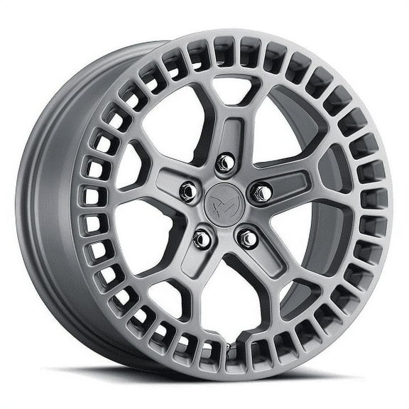 17x8 MKW Offroad M206 Matte Grey Wheel 5x4.5 (35mm)