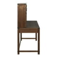 thumbnail image 4 of Baton Rouge Desk with Hutch in Brushed Walnut Engineered  Wood- 2 Cartons, 4 of 9