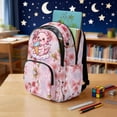 thumbnail image 3 of Xoenoiee Axolotl Ice Cream Cherry Blossom Pattern Kids Backpack for Girls Preschool Kindergarten Elementary School Backpack Bookbag Schoolbag Travel Daypack with Adjustable Padded Straps, 3 of 7