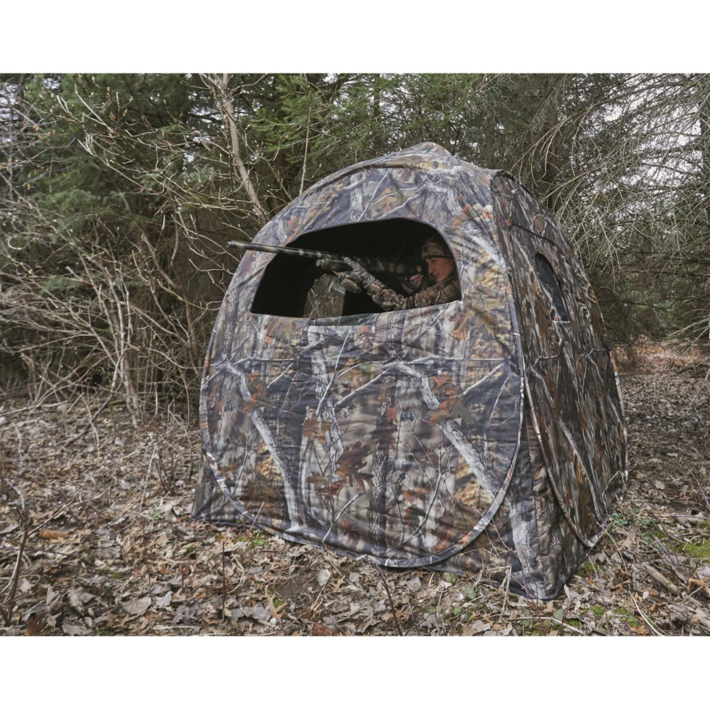 HuntRite Deluxe 4-panel Spring Steel Hunting Blind
