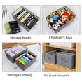 thumbnail image 5 of Caja de almacenamiento de ropa para pantalones, caja de almacenamiento dividida para suéteres, caja de almacenamiento estilo cajón para separar la ropa y organizarla, 5 of 5
