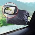 thumbnail image 3 of Zone Tech Auto Side Mirror Protective Cover - Classic Black Auto Exterior Mirror Covers from Snow, Ice and Frost, 3 of 6