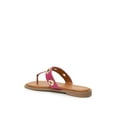 thumbnail image 3 of Nicole Miller women's fashion thong sandal – Statement Gold Accents, Modern Style for Effortless Chic, 3 of 5
