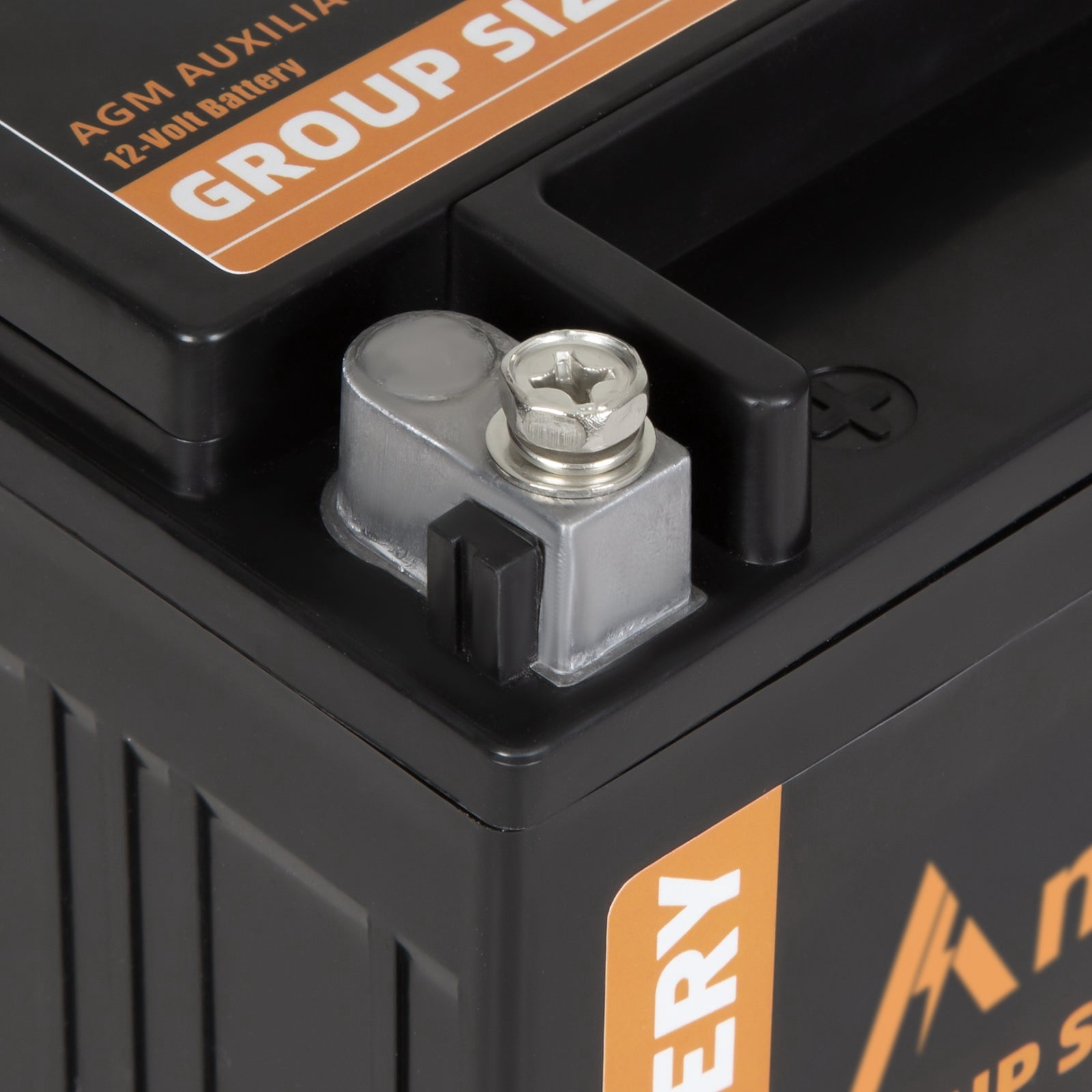 Anlibatt BCI Group 401 Auxiliary Battery, AGM 12V 180 CCA 12Ah 14RC Rechargeable Automotive Batteries for Car, Maintenance Free