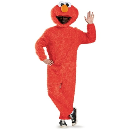 Sesame Street Elmo Plush Prestige Men's Adult Halloween Costume, (Best Mens Diy Halloween Costumes 2019)