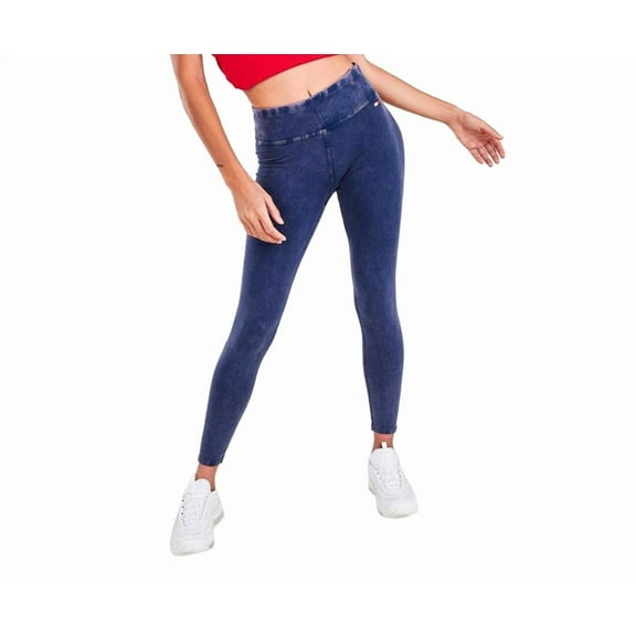 Tommy Hilfiger High Rise Wash Legging Womens Active Pants Size S, Color: Blue