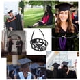 thumbnail image 3 of Graduation Cap Headband—2025 Adjustable Grad Cap Headband Remix Secure Your Caps, Graduation Hat Insert (White, 1), 3 of 7