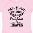 thumbnail image 4 of Inktastic Handpicked for Earth by My Pawpaw in Heaven with Angel Wings Boys or Girls Baby Bodysuit, 4 of 5