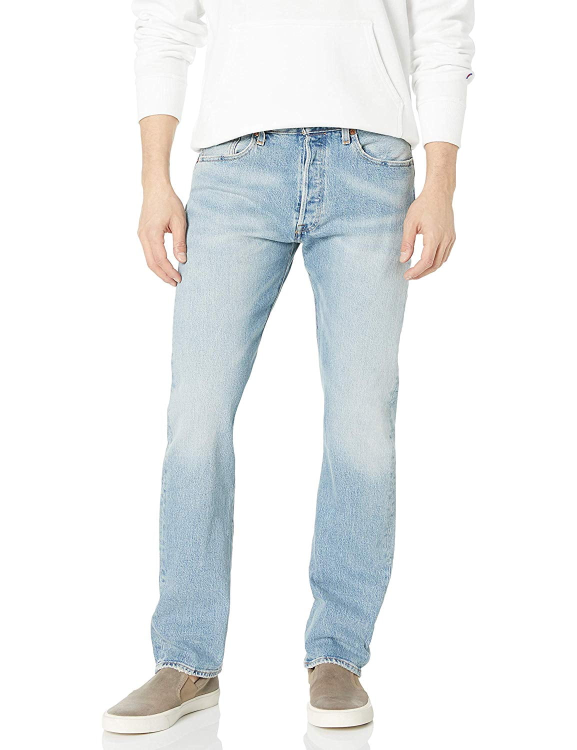 levi's men's 501 original fit stretch jeans