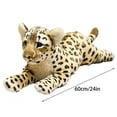 thumbnail image 2 of Wizlet Cheetah Stuffed Animal, Leopard Stuffed Animal Cheetah Plush Toy Cute Pillow Giant Realistic Jaguar Plush Stuffy Gifts for Birthday, Christmas, Valentine's Day 24in, 2 of 5