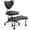 Black, variant on SAYGOGO Ergonomic Cross-Legged Meditation Chair, Height Adjustable, Orange