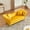 Yellow, variant on CHEERFUN 71 Inch Velvet Sofa with Storage for Living Room Bedroom, U Shape Backrest Couch with 2 Pillows, Beige