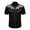 C1-Black1420, variant on Big Boys Western Shirt Floral Arrow Embroidery Short Sleeve Outdoor Casual Top