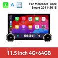 thumbnail image 3 of ZWNAV 11.5 inch Android 15 Car Radio For Mercedes-Benz Smart 2011-2015 Car Multimedia Video Player GPS Navigation Carplay Head Unit Touch Screen 4G, 3 of 15