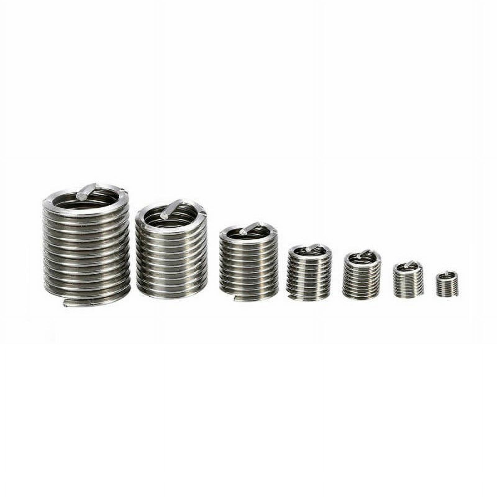 Kuahome 140pc Metric Thread Repair Kit – M3, M4, M5, M6, M8, M10, M12 Stainless Steel Helicoil Inserts