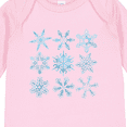 thumbnail image 4 of Inktastic Winter Snowflakes Boys or Girls Long Sleeve Baby Bodysuit, 4 of 5