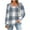 Light Blue, variant on Women's Tunic Tops Fall Fashion Lantern Long Sleeve Square Neck Plaid T Shirts Casual Loose Tee Blouses(Wine,X-Large)