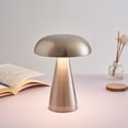 thumbnail image 1 of Svamplampa LED Bar Bordslampa Ljus Lyxhotell Café Utomhus Bordslampa Sängbord USB Laddning Nattlampa Brons, 1 of 4