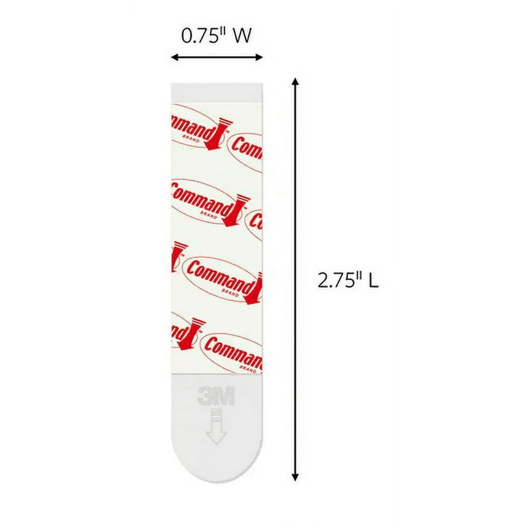 Command Medium Refill Adhesive Strips for Wall Hooks, Damage Free