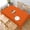 Orange Black, variant on Black and White Tiny Polka Dots Pattern Rectangle Table Cloth Soft Washable Oblong Tablecloth Covers for Kitchen & Table Linens 60" x 84"