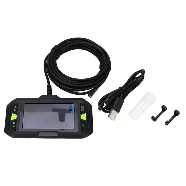 Endoscopio Cámara Endoscopio 4.3in IPS Pantalla De Alta Definición Boroscopio 3 Lente IP67 Cámara De Inspección De Tuberías A Prueba De Agua Para Reparación De Automóviles Inspección
