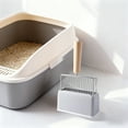 thumbnail image 2 of Sentmoon Cats Scoopers for Litter Box Cats Scoopers Poop Scoopers Cats Litter Metal Cats Litter Shovels Set Pet Cats Tools Large Wooden Handle Cats Litter Shovels, 2 of 7