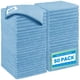 thumbnail image 1 of Toalla HOMEXCEL de microfibra azul, paquete de 50 unidades, 32 x 32 cm, 1 of 7