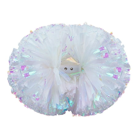 

Cheerleading Handheld Colorful Flowers Sports Activities Performance Cheering Supplies Round Colorful Practical Material Lightweight Handle Design Off