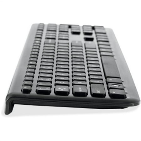 Verbatim - 96983 TKL Wireless Optical Slim Keyboard and Mouse - Piano black