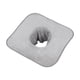 thumbnail image 3 of Toalla para mesa de s Fernando cortina para la cabeza cubrecama almohada para la cara 35 cm x 35 cm gris claro, 3 of 8