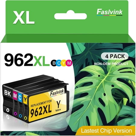 962XL Ink Cartridges High Yield Replacement for HP 962XL Ink Cartridges Combo Pack Work with HP OfficeJet Pro 9010 9015