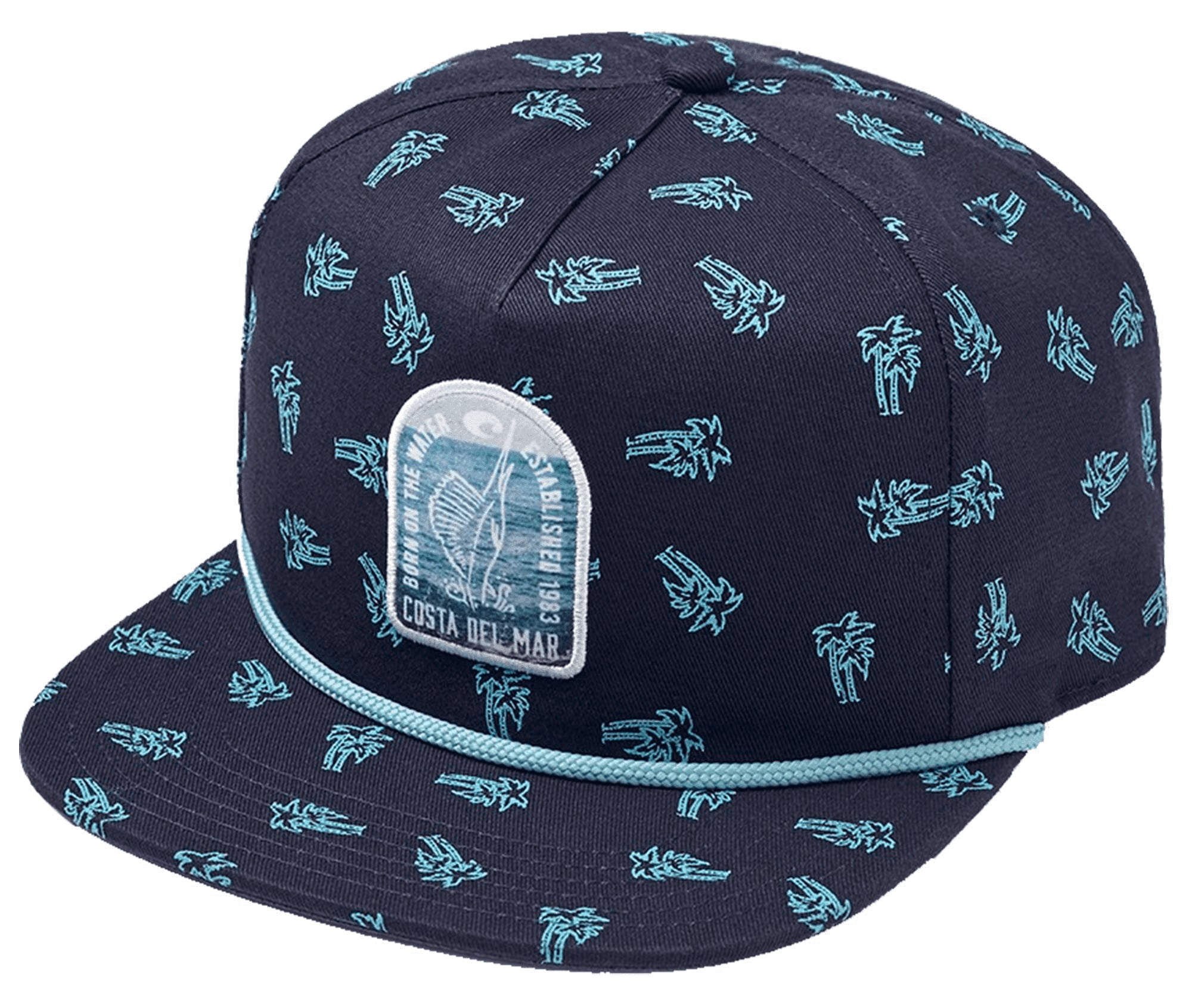 Costa Reese Flat Brim Hat Blue 