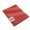 Retro Red, variant on Flexible Refillable Notebook Elegant Design Planner Durability PP Hardcover Smooth Writing Paper For Study