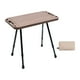 thumbnail image 1 of Mesa plegable para exteriores, muebles de exterior de tela Oxford, resistente, con almacenamiento Marrón, 1 of 9